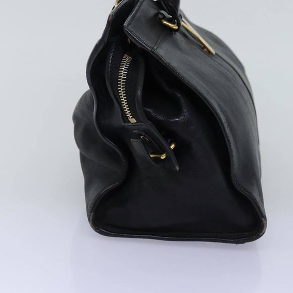 SAINT LAURENT Chic Mini Hand Bag Leather Black 297957 Auth yk12668 - Picture 3 of 16